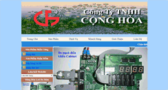 Desktop Screenshot of conghoa.com.vn