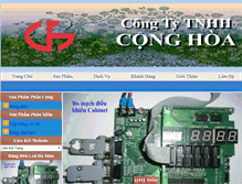 Tablet Screenshot of conghoa.com.vn